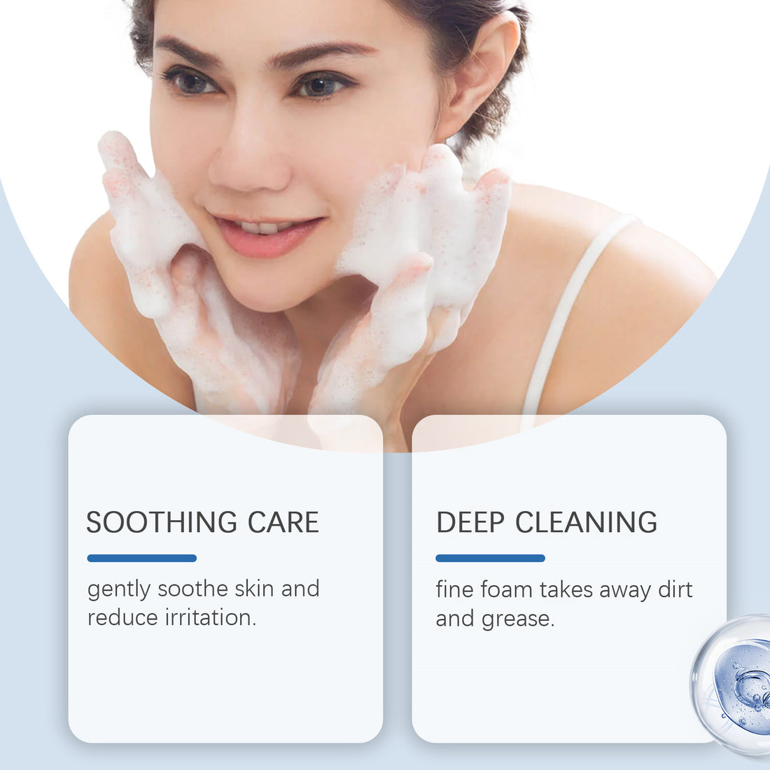 Hyaluronic Acid Cleansing Foam Facial Skin