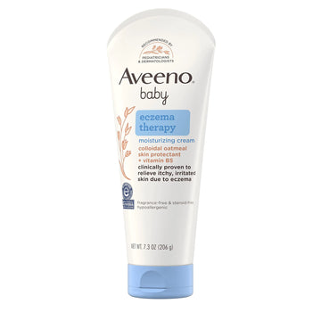 Aveeno Baby Eczema Therapy Moisturizing Cream For Dry Skin 7.3 Oz.