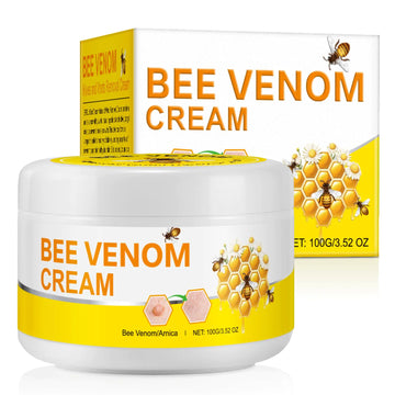 Bee Venom Skin Treatment Cream Professional Bee Venom Moisturizer Cream for Dry Skin Natural Bee Venom Repair Cream for All Skin Types 3.5 oz