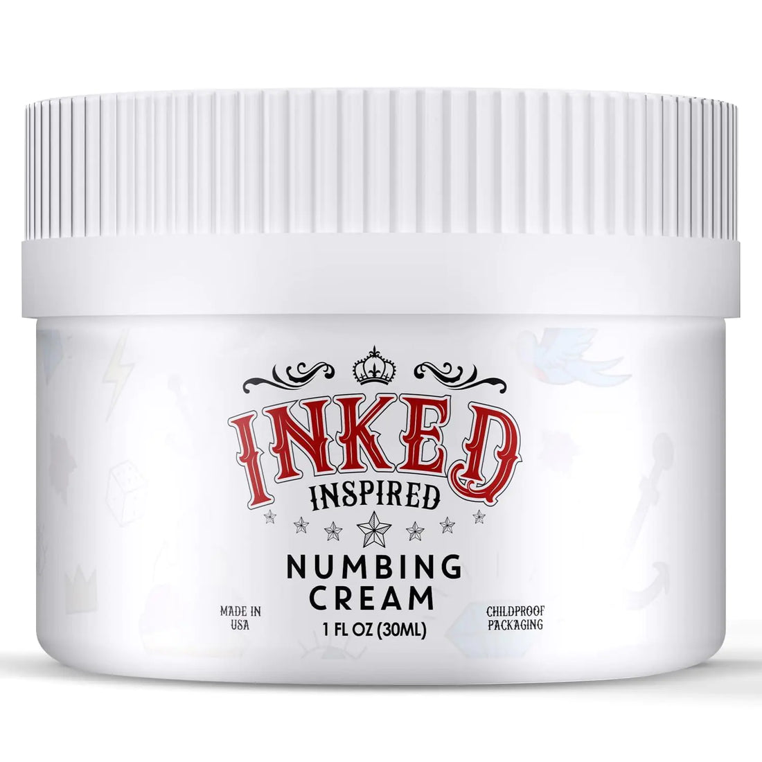 Painless Tattoo Numbing Cream Maximum Strength - Skin Numbing Cream for Piercing Tattoos Waxing Microneedling - Best Numbing Cream For Tattoos Extra Strength - 1 oz (30 ml)