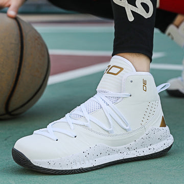 Plus Size Men's High-top Basketball Shoes Training Sneakers