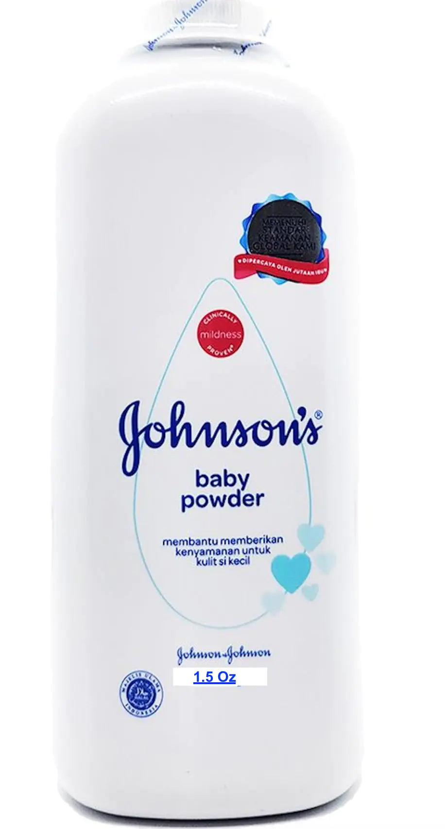 Johnsons Baby Powder for Delicate Skin Hypoallergenic and Free of Parabens Phthalates and Dyes for Baby Skin Care 1.5 oz