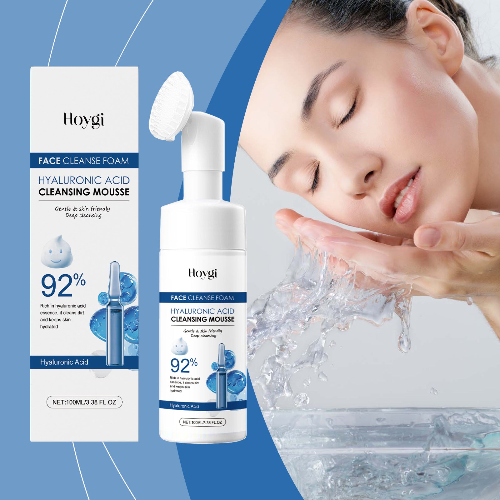 Hyaluronic Acid Cleansing Foam Facial Skin