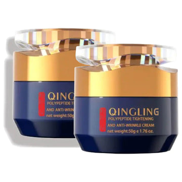 Qingling Crema Para Arrugas Quinglin Crema Para Arrugas QINGLING Wrinkle Remover Cream - Quinglin Face Cream Polypeptide Tightening and Anti-Wrinkle Cream for Women Men (2pcs)